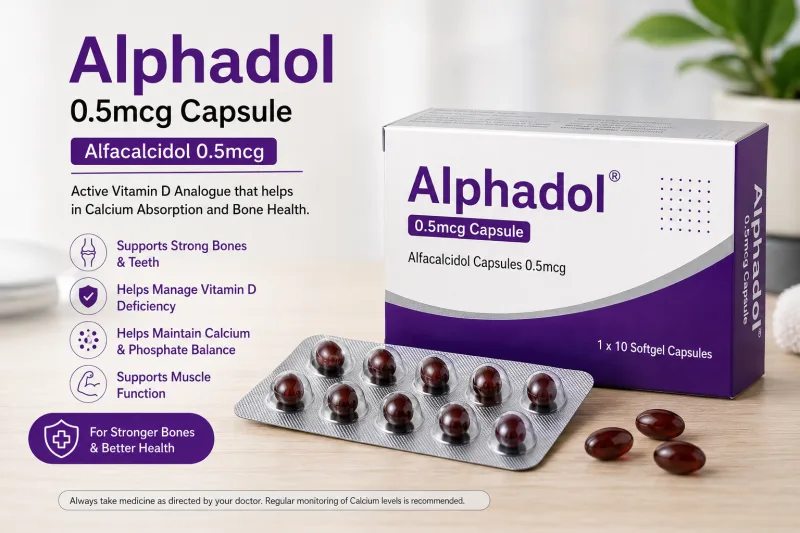Alphadol 0.5mcg Capsule: Uses, Benefits, Dosage, Side Effects & Complete Guide