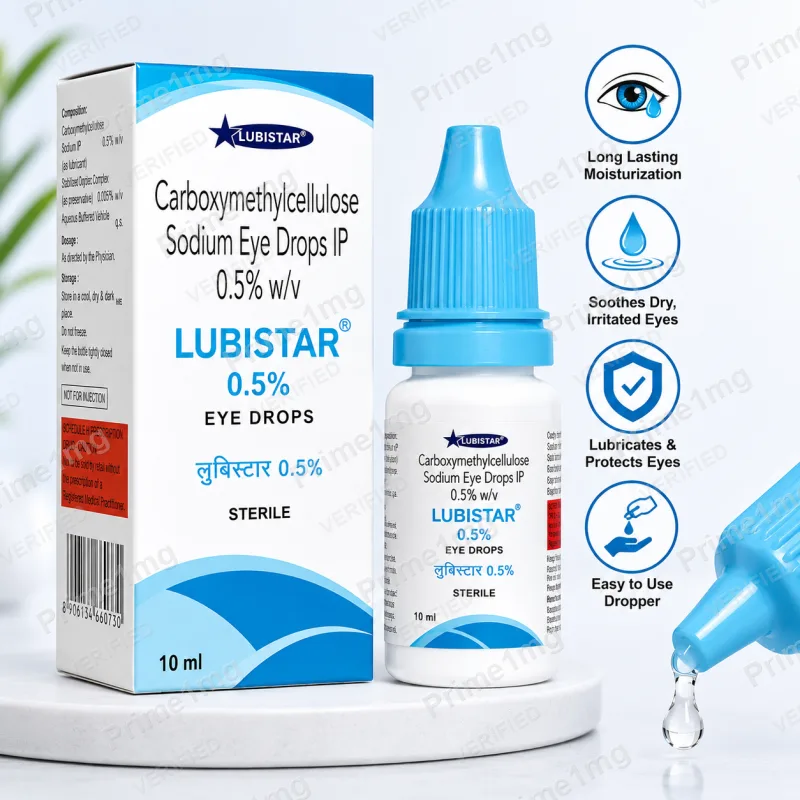 Lubistar 0.5% Eye Drop 10ML - Image 2