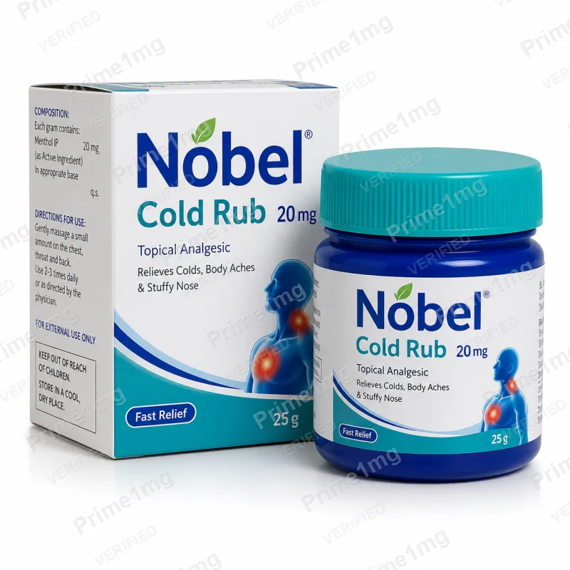 Nobel Cold Rub Ointment 20gm